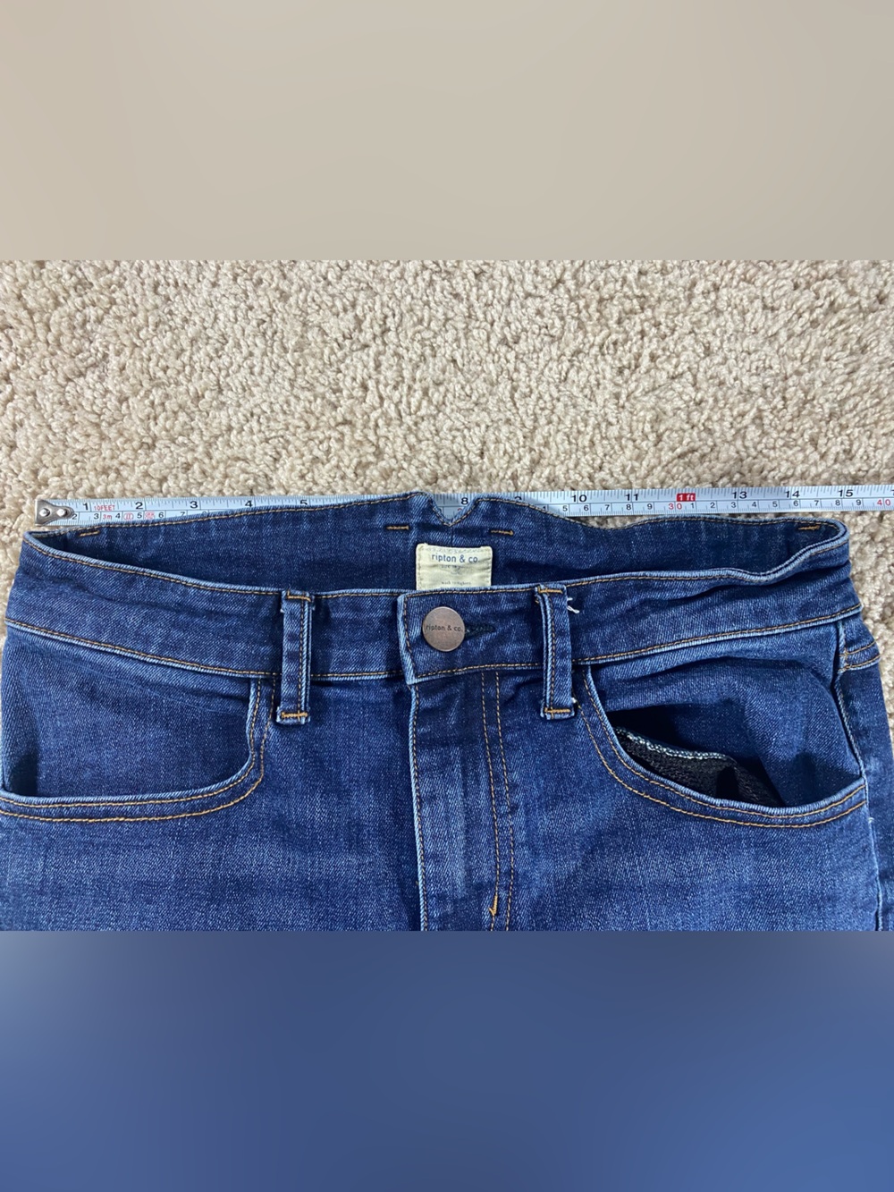 Ripton Classic Denim Blue Jeans 28 Outdoors - Picture 13 of 13